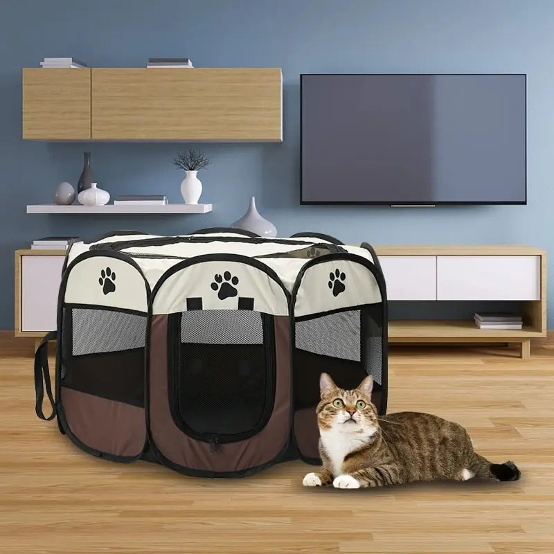 Happy Pet® Corral Plegable para mascotas🐶🐱