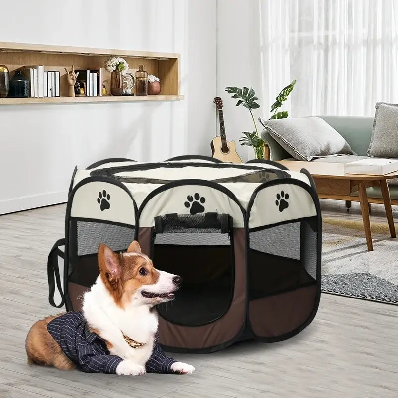 Happy Pet® Corral Plegable para mascotas🐶🐱